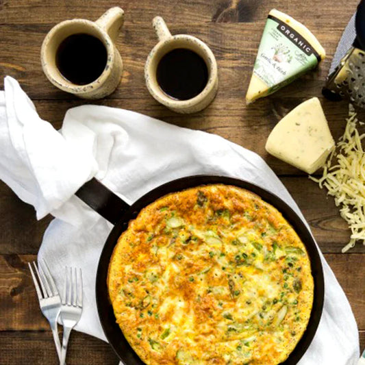 Asparagus and Pea Frittata