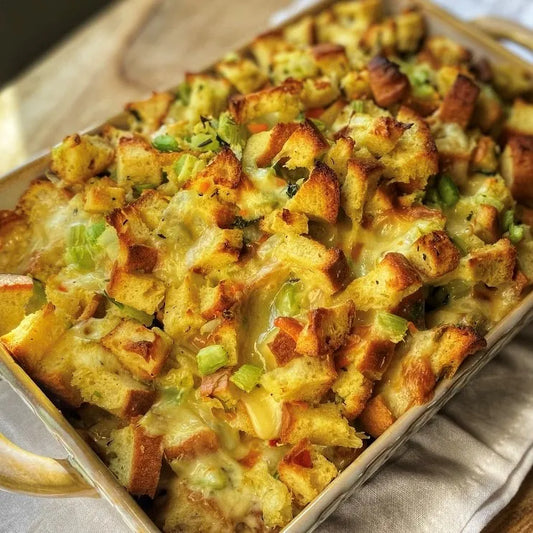 Three Cheese Ciabatta Stuffing