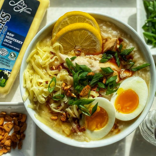 Cheesy Leftover Turkey Arroz Caldo