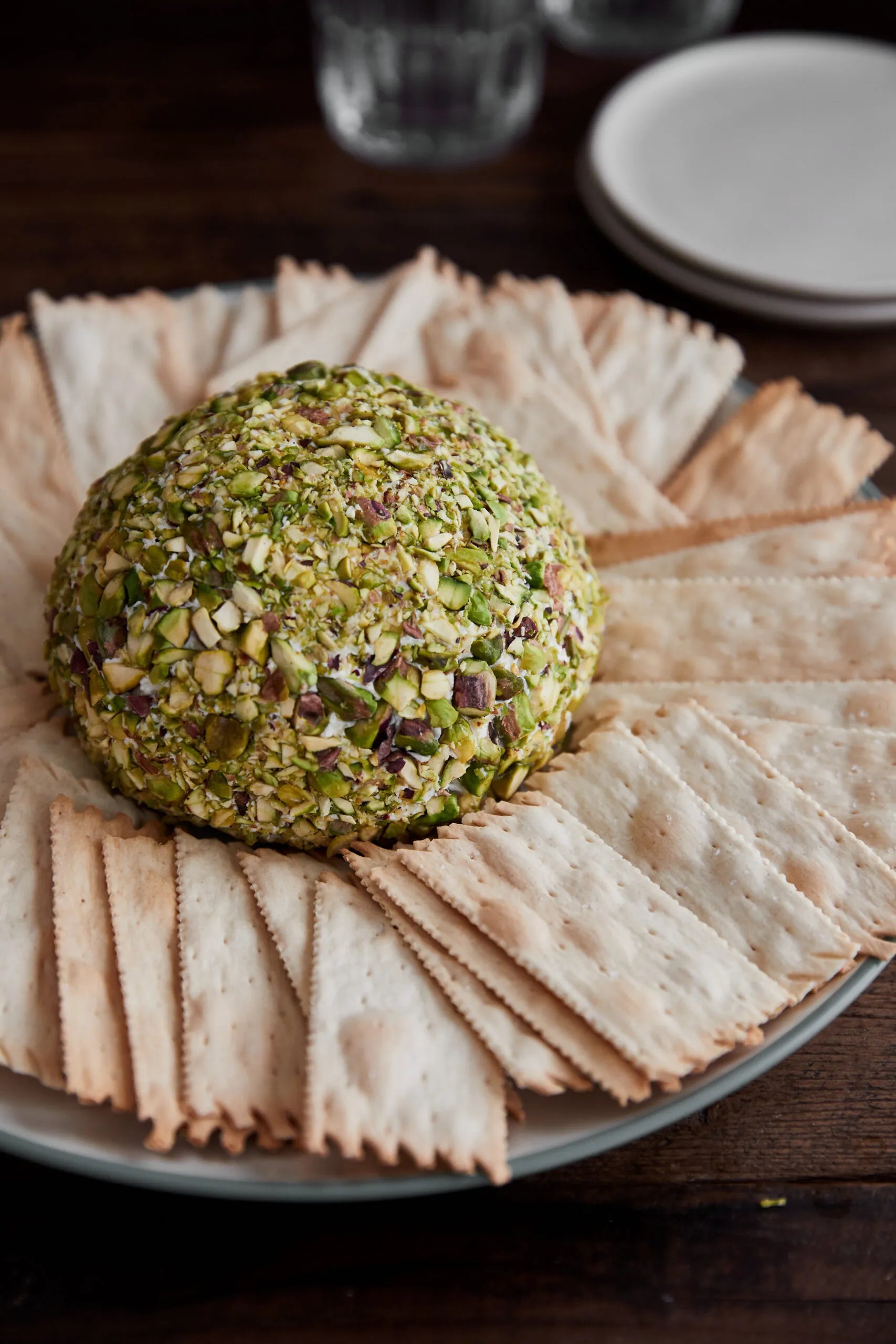 Garlic Pistachio Cheese Ball