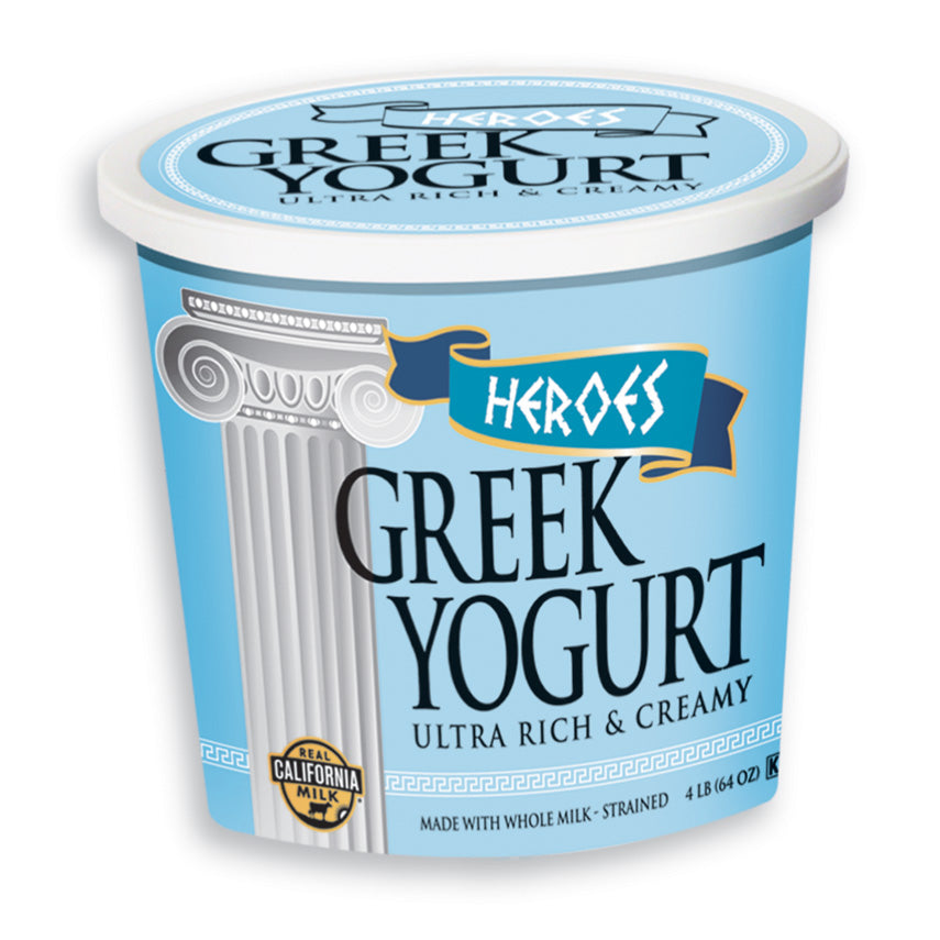 Heroes Greek Yogurt 4lb tub