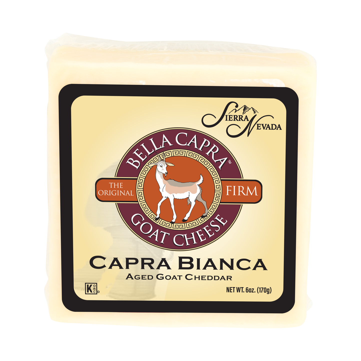 Capra Bianca Aged Goat Cheddar