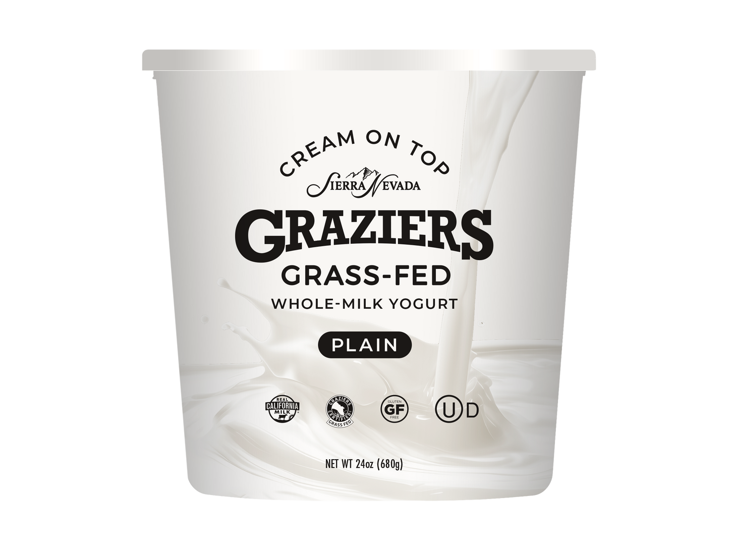 Graziers Cream On Top Whole Milk Yogurt - 24oz Plain