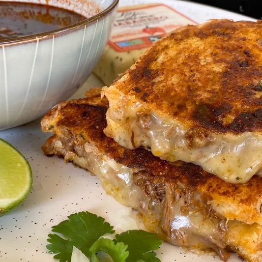 Birria Habanero Jack Grilled Cheese Sandwich
