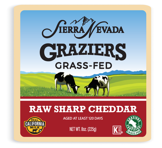 Graziers Raw Milk Cheese Sharp Cheddar
