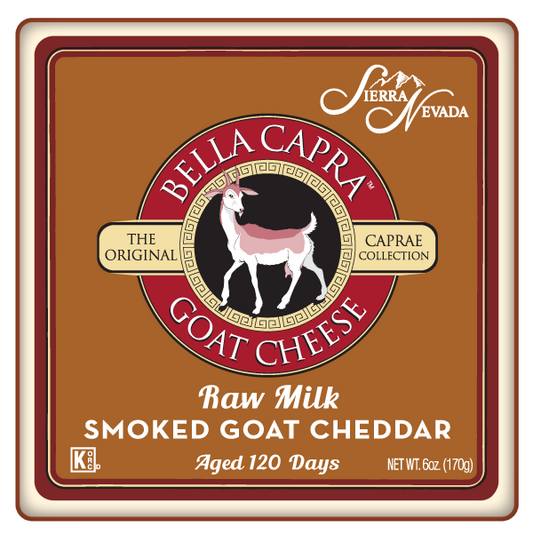 Bella Capra Raw Milk Smoked Goat Cheddar