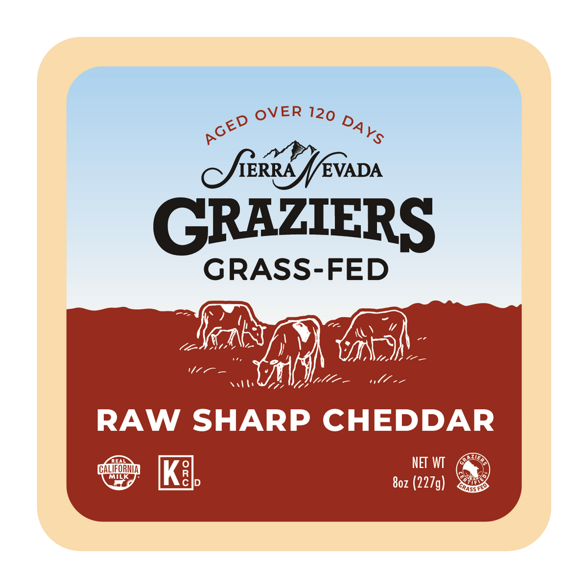 Graziers Raw Milk Cheese Sharp Cheddar