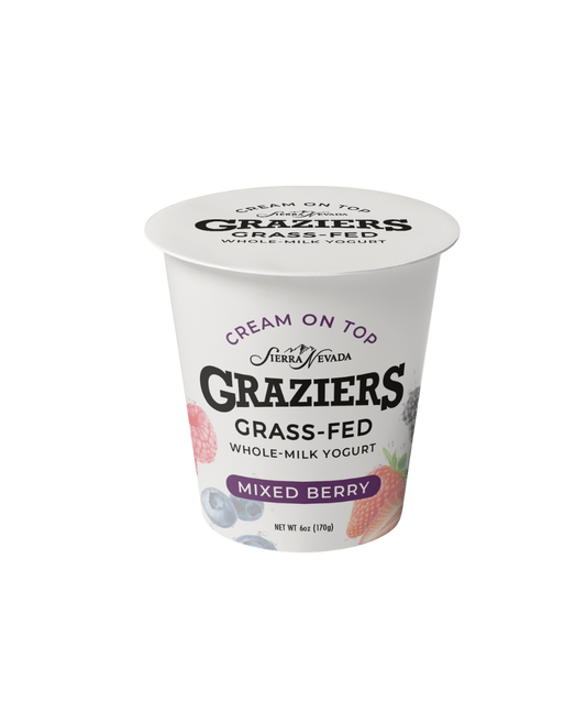 Graziers Cream On Top Whole Milk Yogurt - Mixed Berry