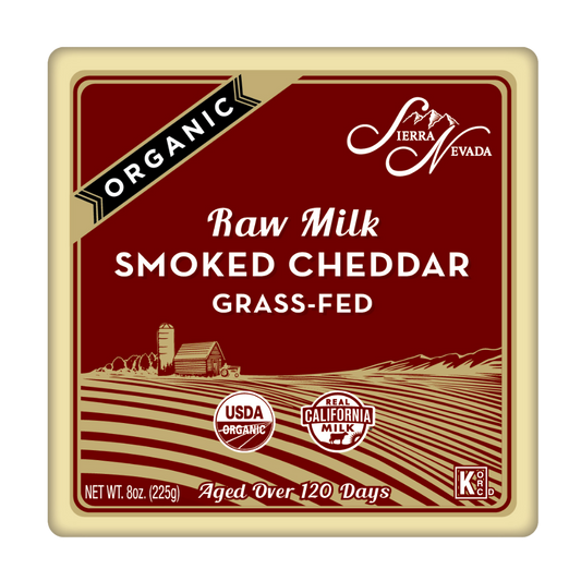 Organic Raw Milk Smoked Cheddar